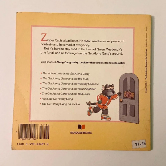 Vintage 1984 The Get Along Gang and  the Bad Loser Scholastic Book - Picture 3 of 16